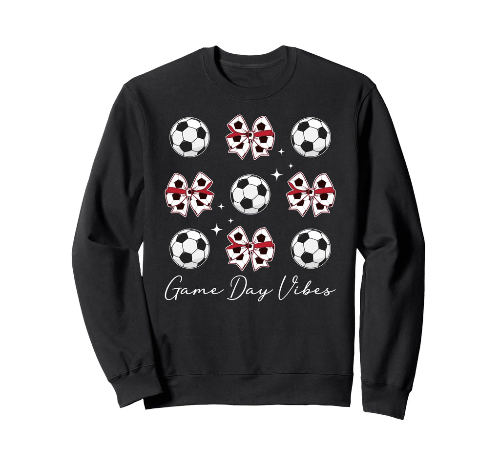 Game Day Vibes Soccer Game Day Sweatshirt - Unique Graphic for Adults