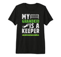 Mens Proud Soccer Goalkeeper Grandpa T-Shirt - Minimalist Print Men Women