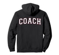 Coach Sports Trainer Varsity White And Hoodie - Graphic Print Unisex