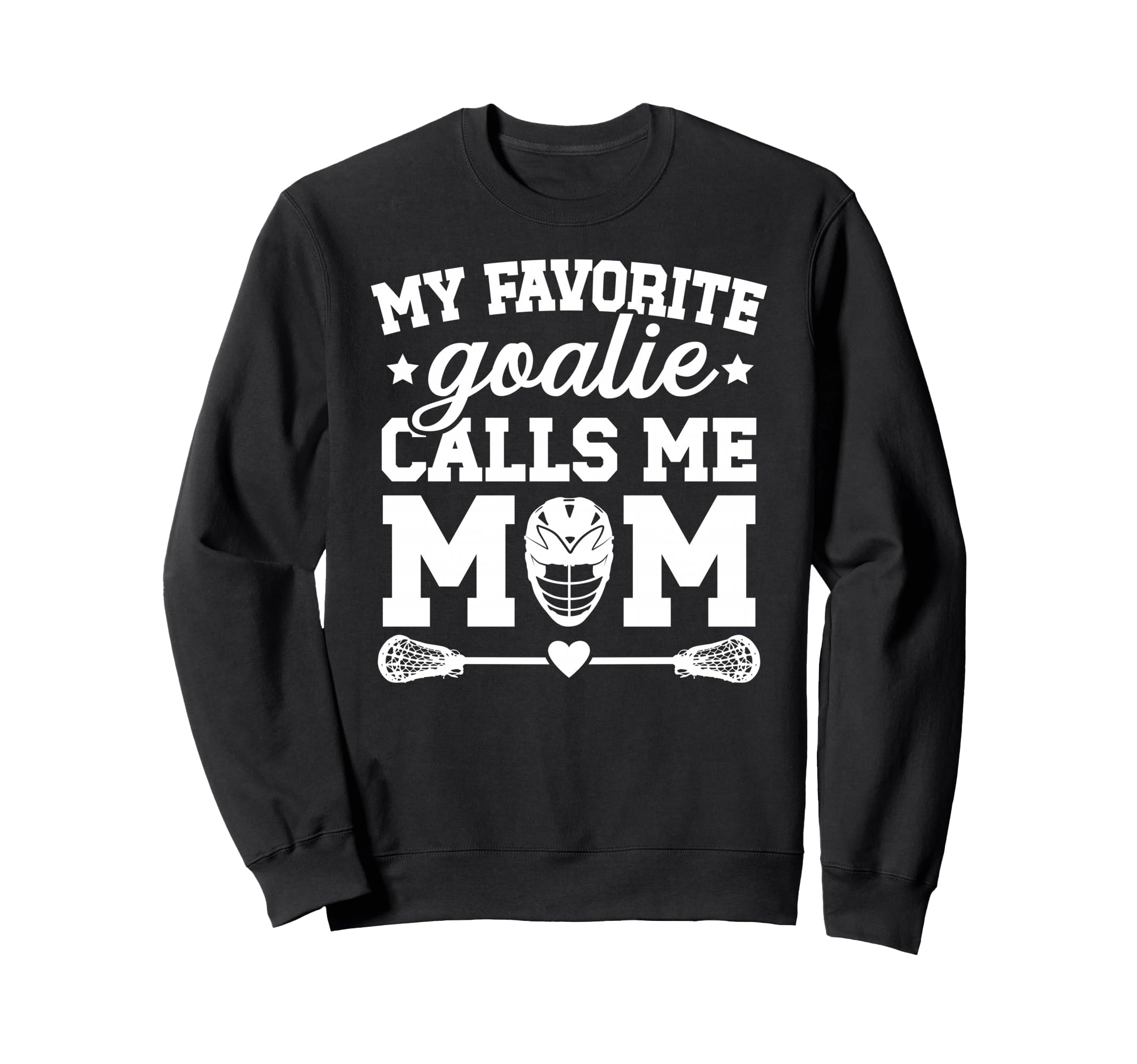 Proud Lacrosse Goalkeeper Mom Sweatshirt - Minimalist Print Unisex