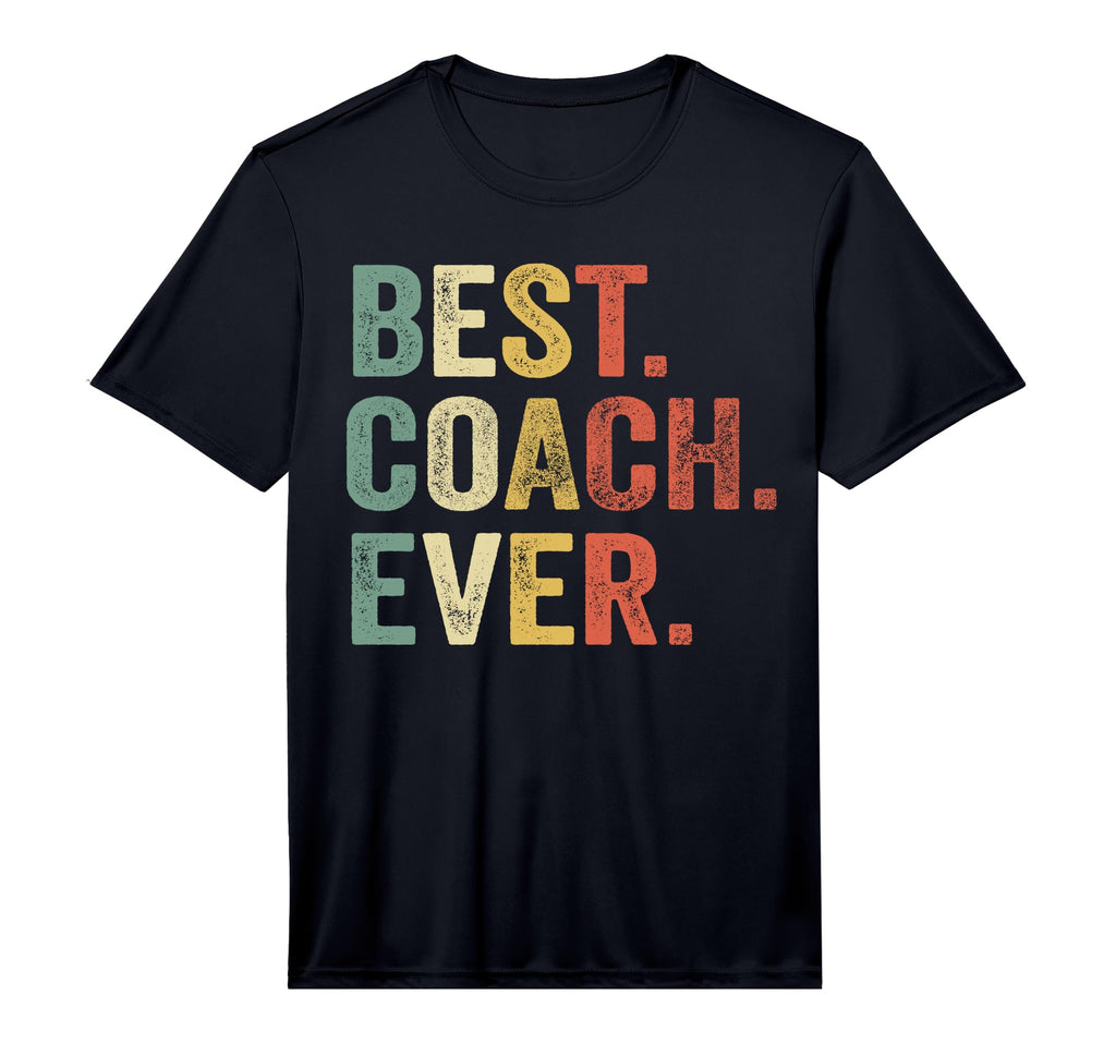 Mens Best Coach Ever Gifts Funny T-Shirt - Minimalist Print Men Women