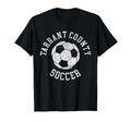 Tarrant County Soccer Distressed 90S T-Shirt - Streetwear Style for Adults