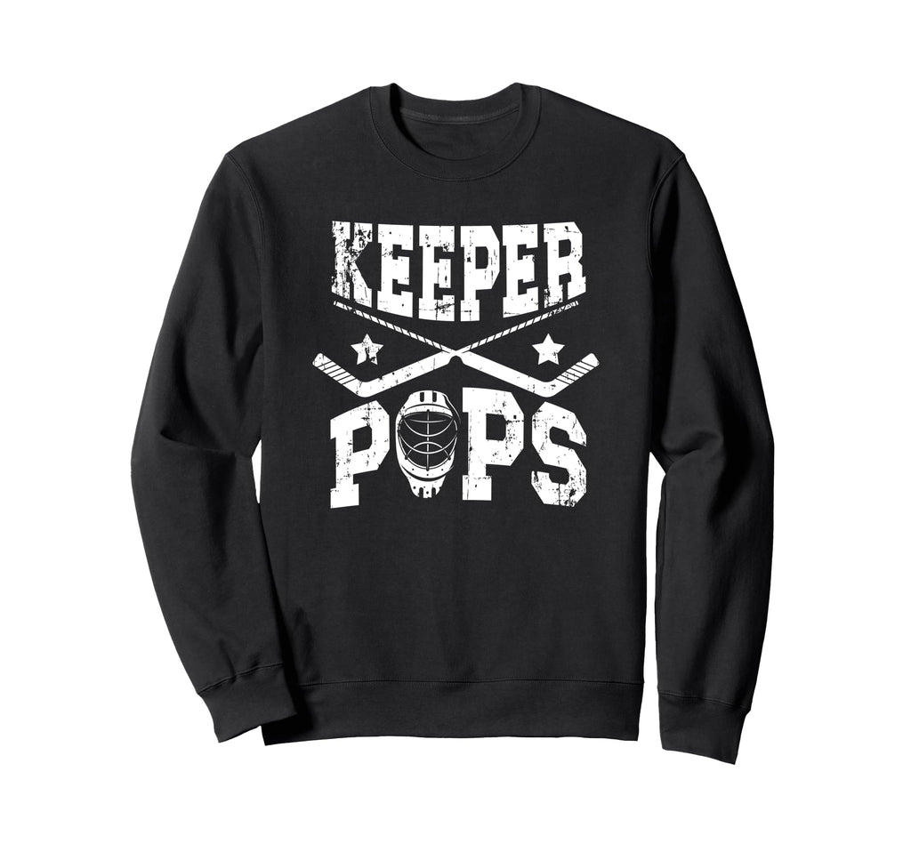 Ice Hockey Keeper Pops Ice Hockey Sweatshirt - Trendy Graphic Unisex