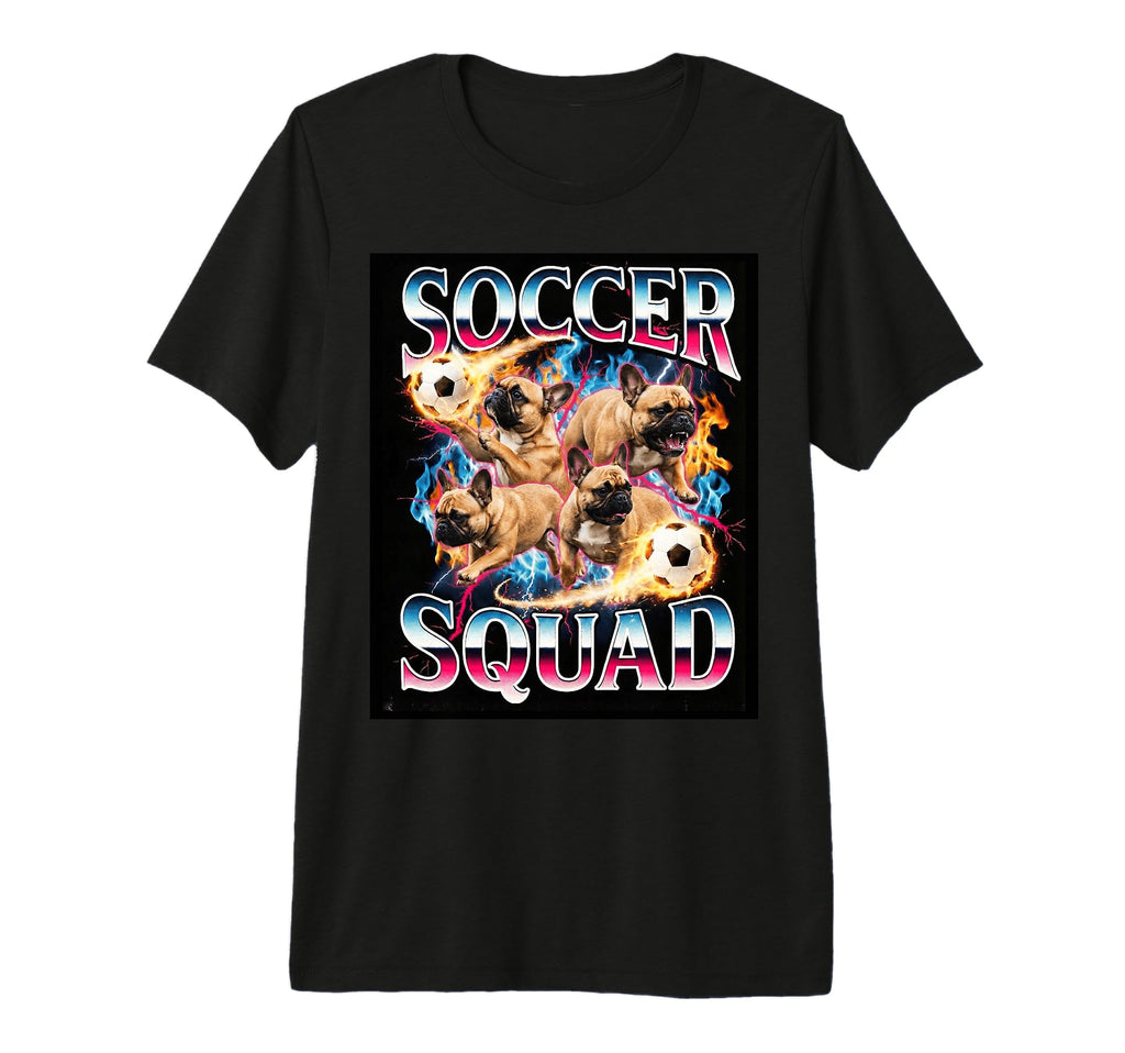 Soccer Squad Funny French T-Shirt - Casual Everyday Wear for Adults