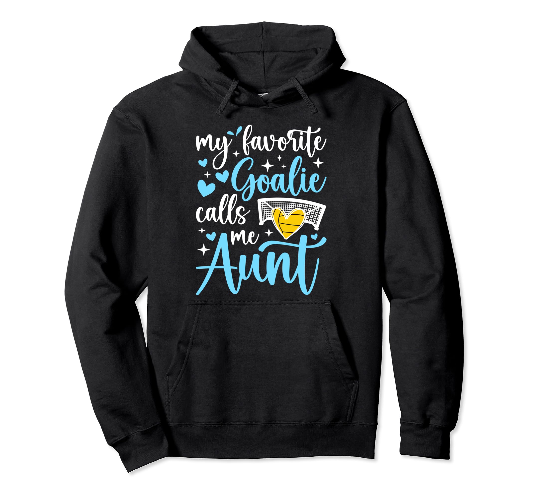 Water Polo Goalie Aunt Water Polo Hoodie - Trendy Graphic for Adults