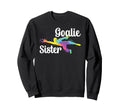 Soccer Goalie Sister Soccer Sweatshirt - Minimalist Print for Adults