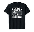 Soccer Keeper Papaw Soccer Goalie T-Shirt - Trendy Graphic for Adults
