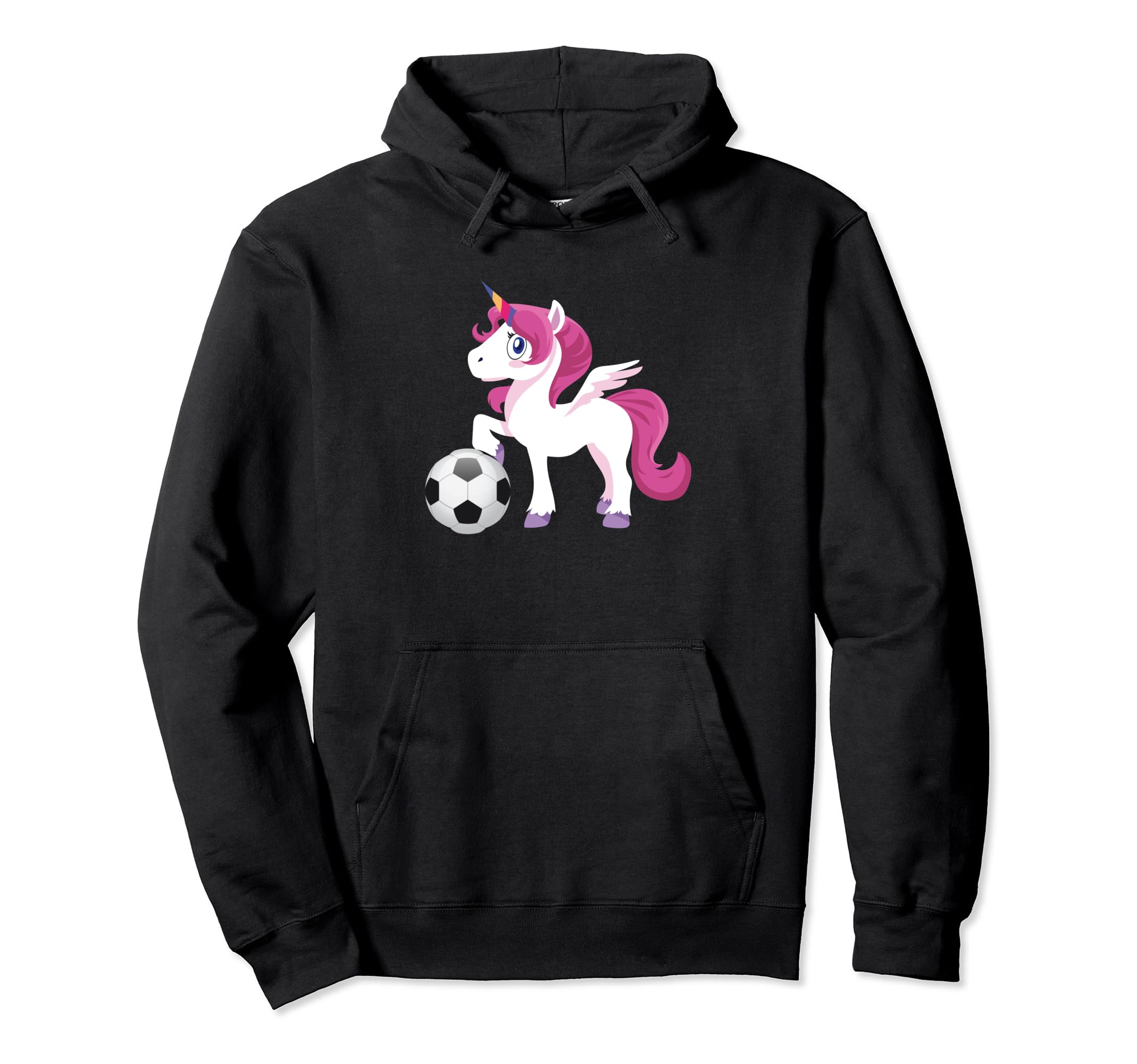 Unicorn Soccer Referee Kreisliga Hoodie - Novelty Apparel Men Women