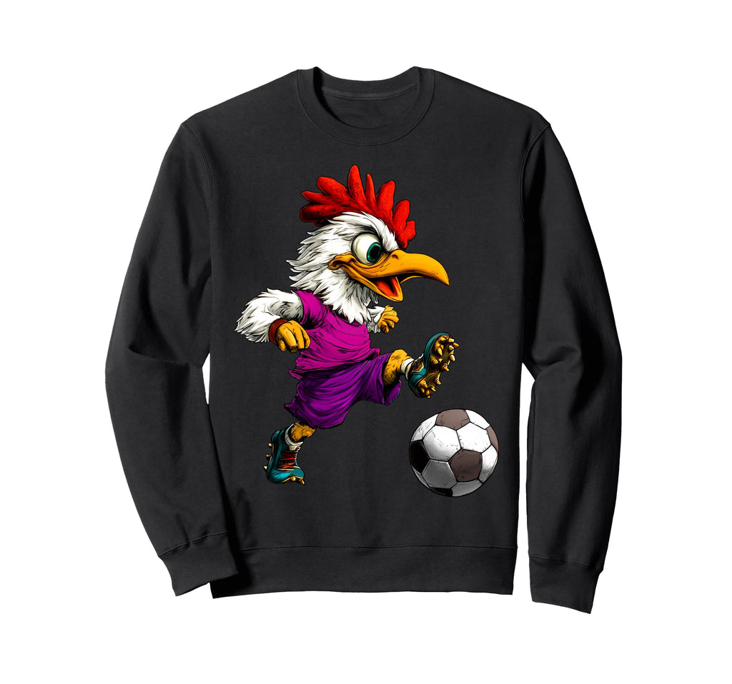 Football Chicken Sweatshirt - Custom Art Print Unisex