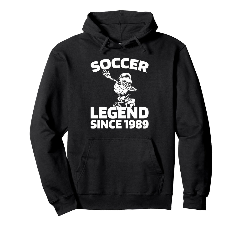 Birthday Soccer Team Sports Player Born Hoodie - Aesthetic Graphic Unisex