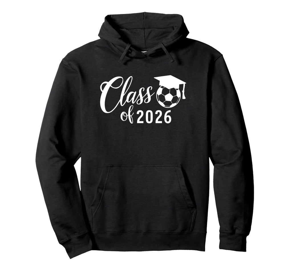 Senior Class 2026 Graduate 2025 Soccer Hoodie - Aesthetic Graphic Unisex