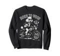 Poodle Motorbike Love Footbal Sweatshirt - Streetwear Style for Adults