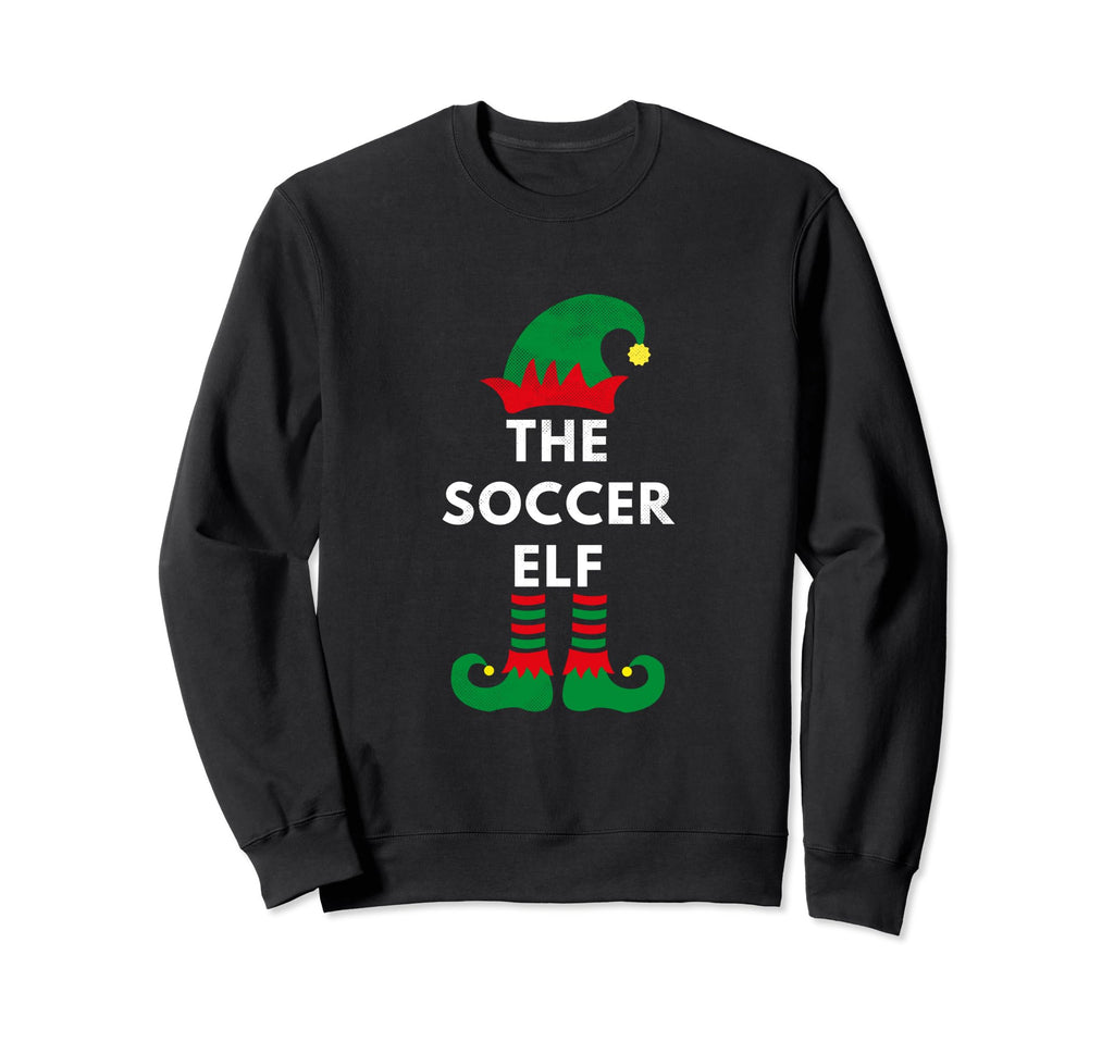 Elves Santa Soccer Elf Sporty Sweatshirt - Streetwear Style Men Women