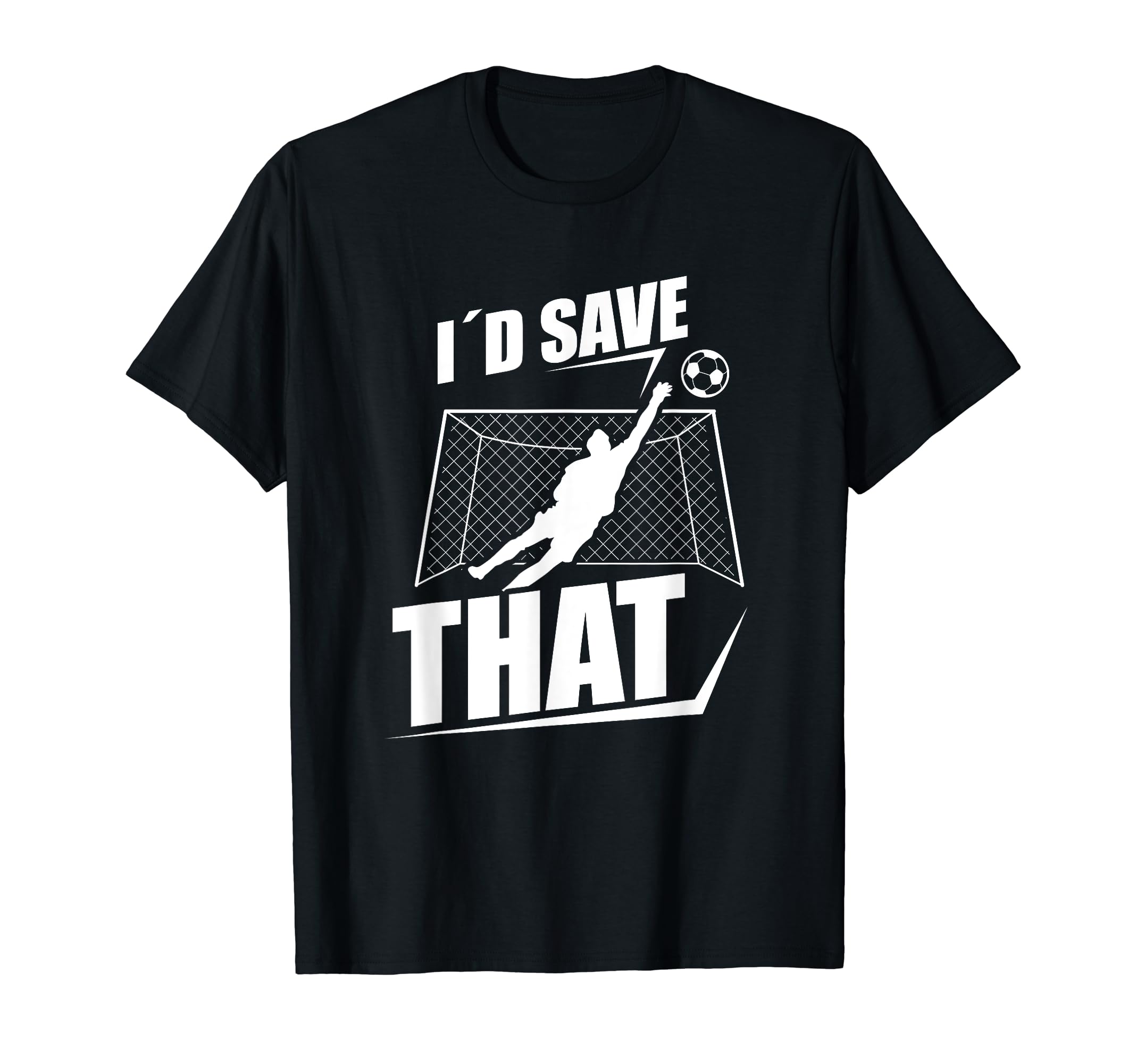 Soccer Goalie Soccer Cleats Soccer T-Shirt - Graphic Print for Adults