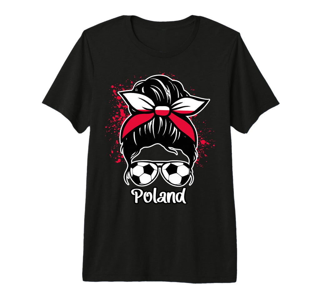 Poland Football Game Player Soccer Fan T-Shirt - Trendy Graphic Unisex