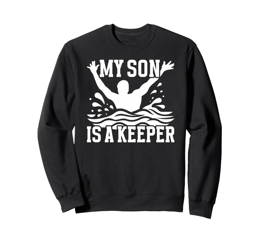 Proud Water Polo Keeper Mom Sweatshirt - Fun Novelty Design for Adults