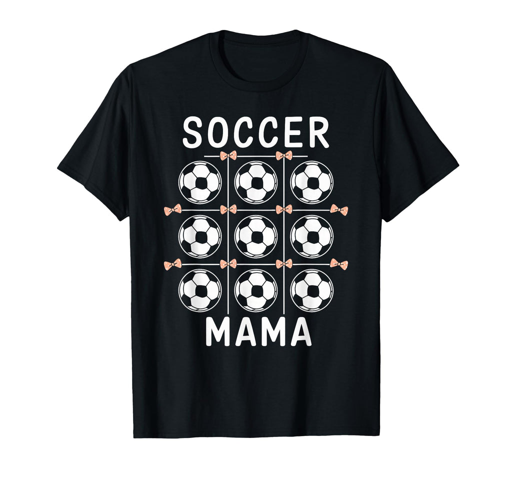 Soccer Mama Coquette Bow Soccer Mom Bow T-Shirt - Novelty Apparel Unisex