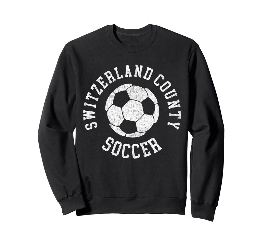 Switzerland County Soccer Sweatshirt - Fun Novelty Design Men Women