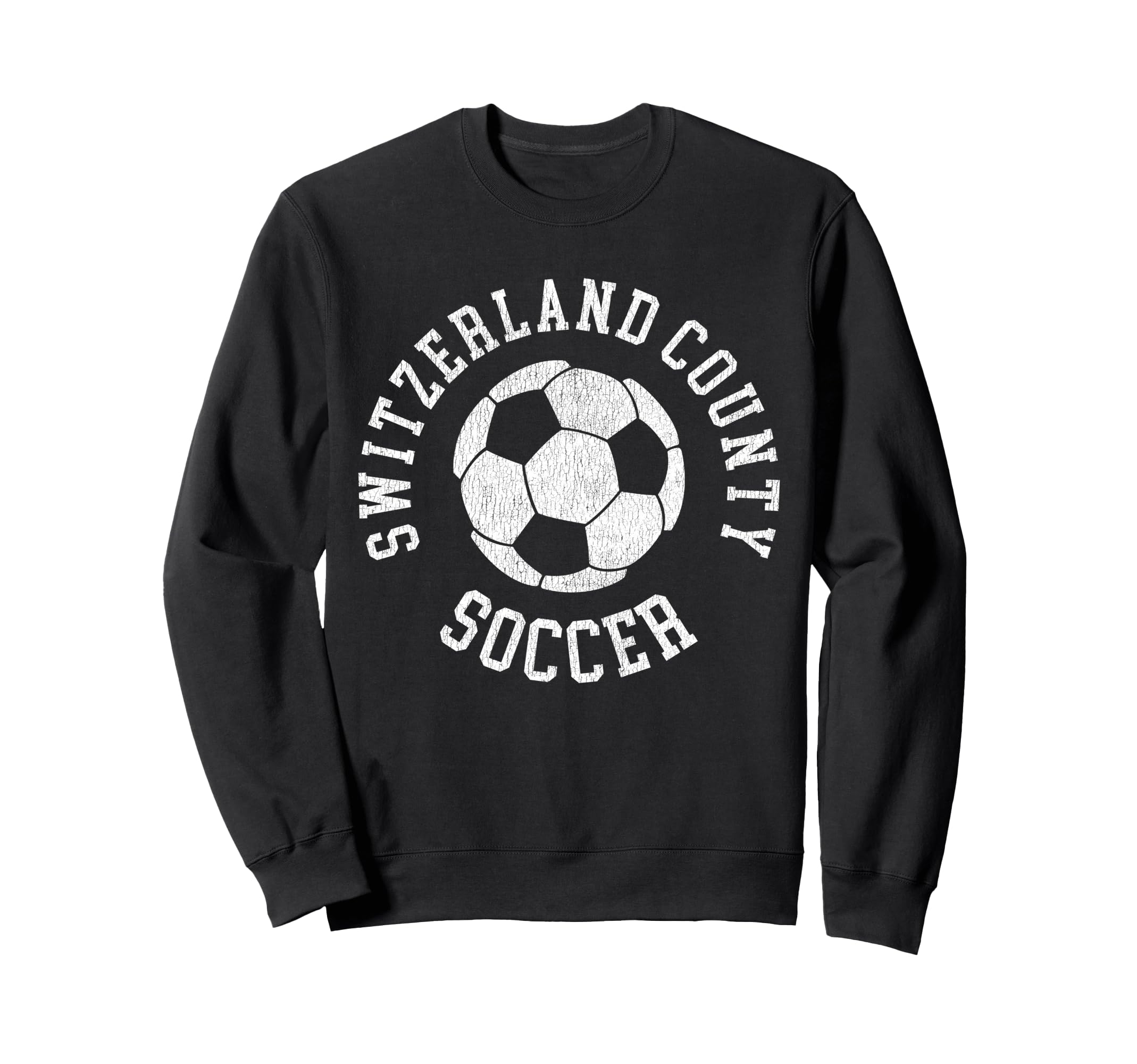 Switzerland County Soccer Sweatshirt - Fun Novelty Design Men Women