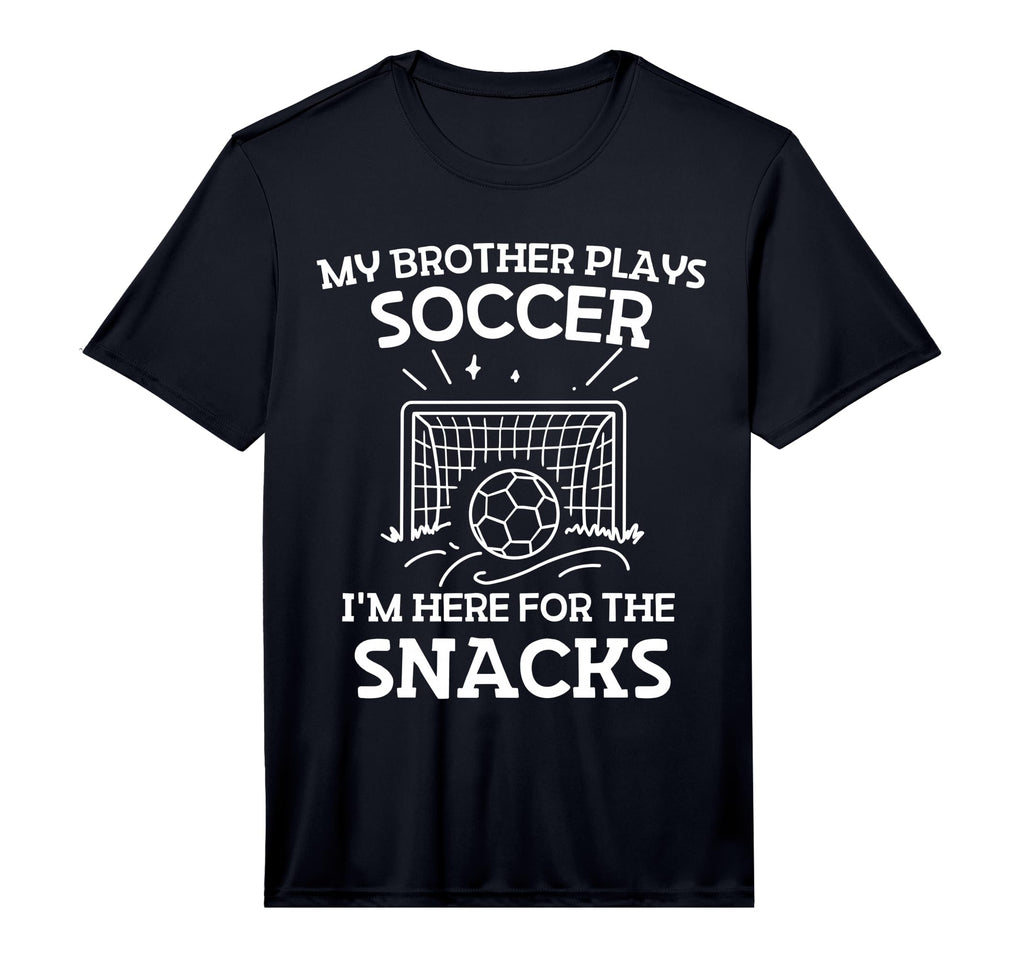 My Brother Plays Soccer Im Here T-Shirt - Minimalist Print Men Women
