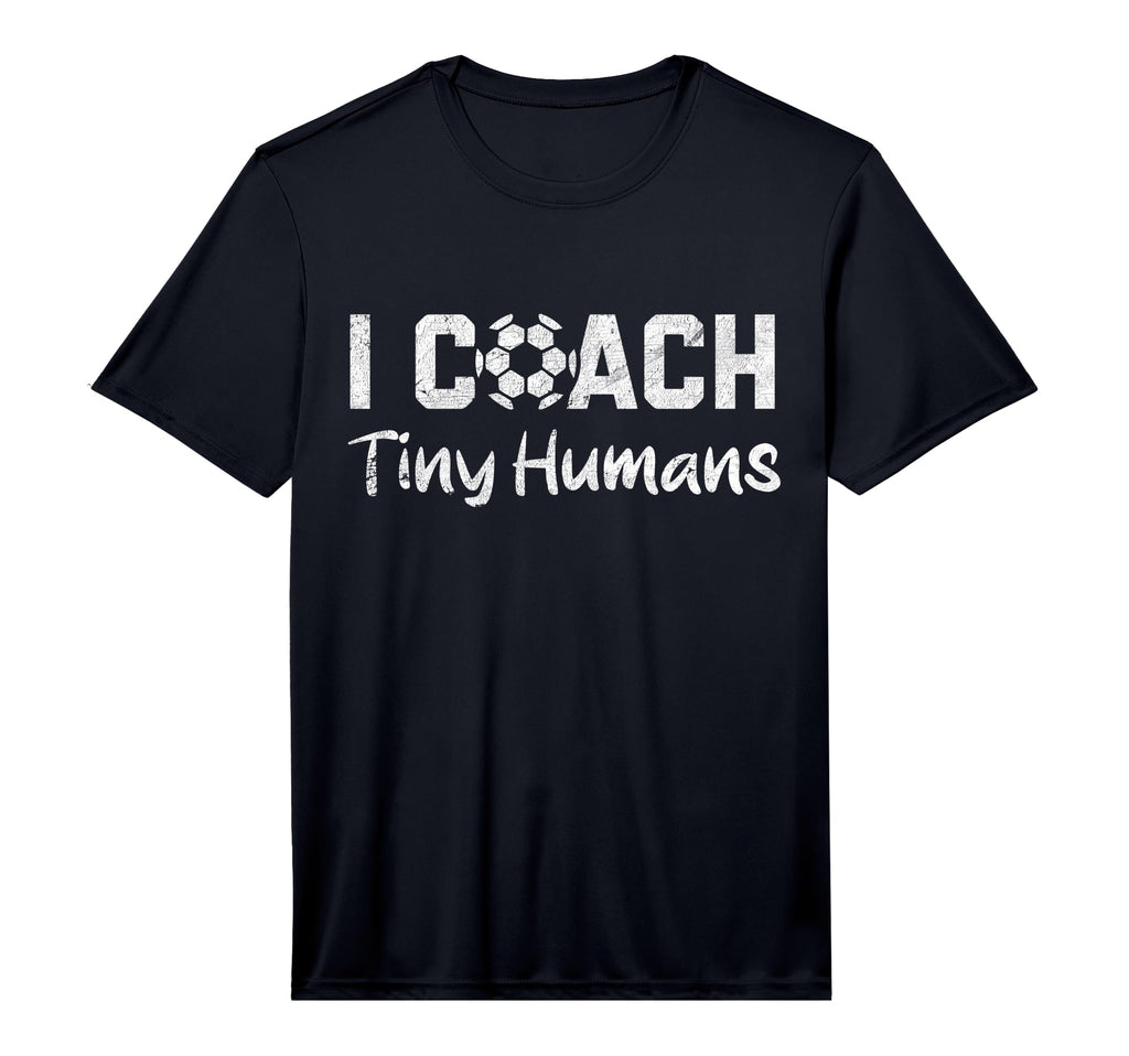 Mens I Coach Tiny Humans Soccer Funny T-Shirt - Custom Art Print Unisex
