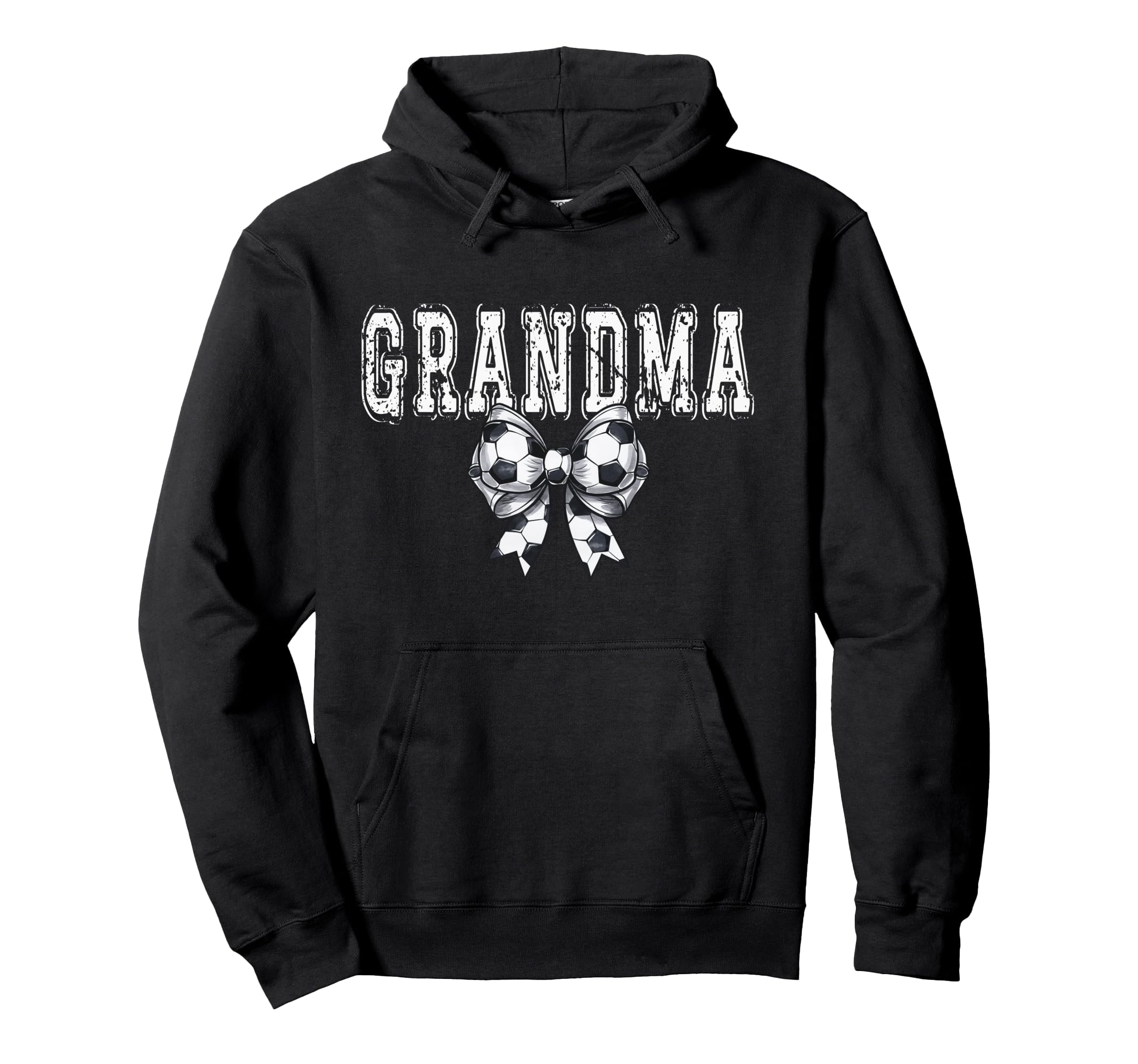 Coquette Soccer Grandma Spirit Hoodie - Graphic Print Unisex