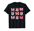 Soccer Coquette Bow Soccer Mom T-Shirt - Fun Novelty Design Men Women