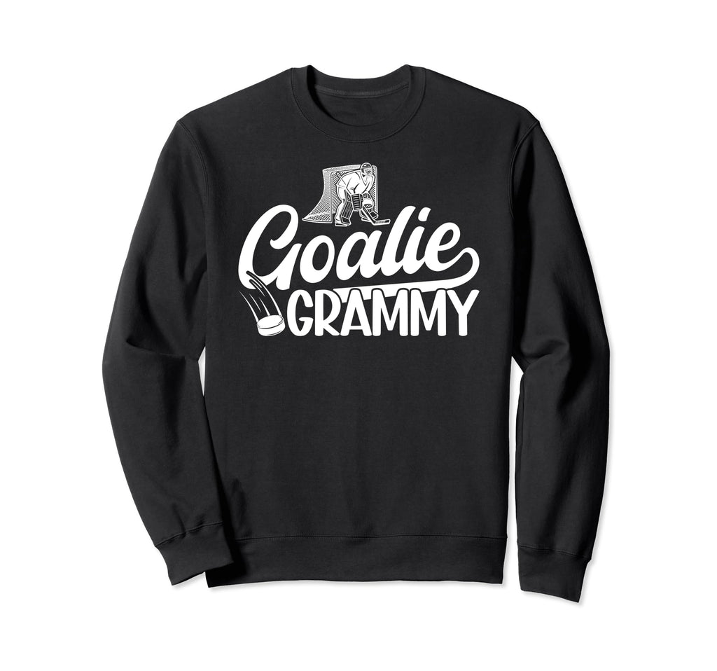 Ice Hockey Goalie Grammy Ice Hockey Sweatshirt - Streetwear Style Unisex