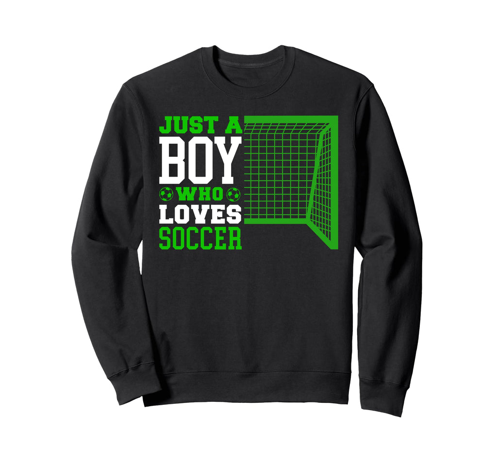 Funny Who Loves Soccer Sweatshirt - Streetwear Style for Adults