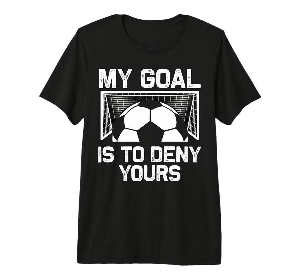 Soccer Goalie Art Gag Soccer Player Tri T-Shirt - Custom Art Print Unisex