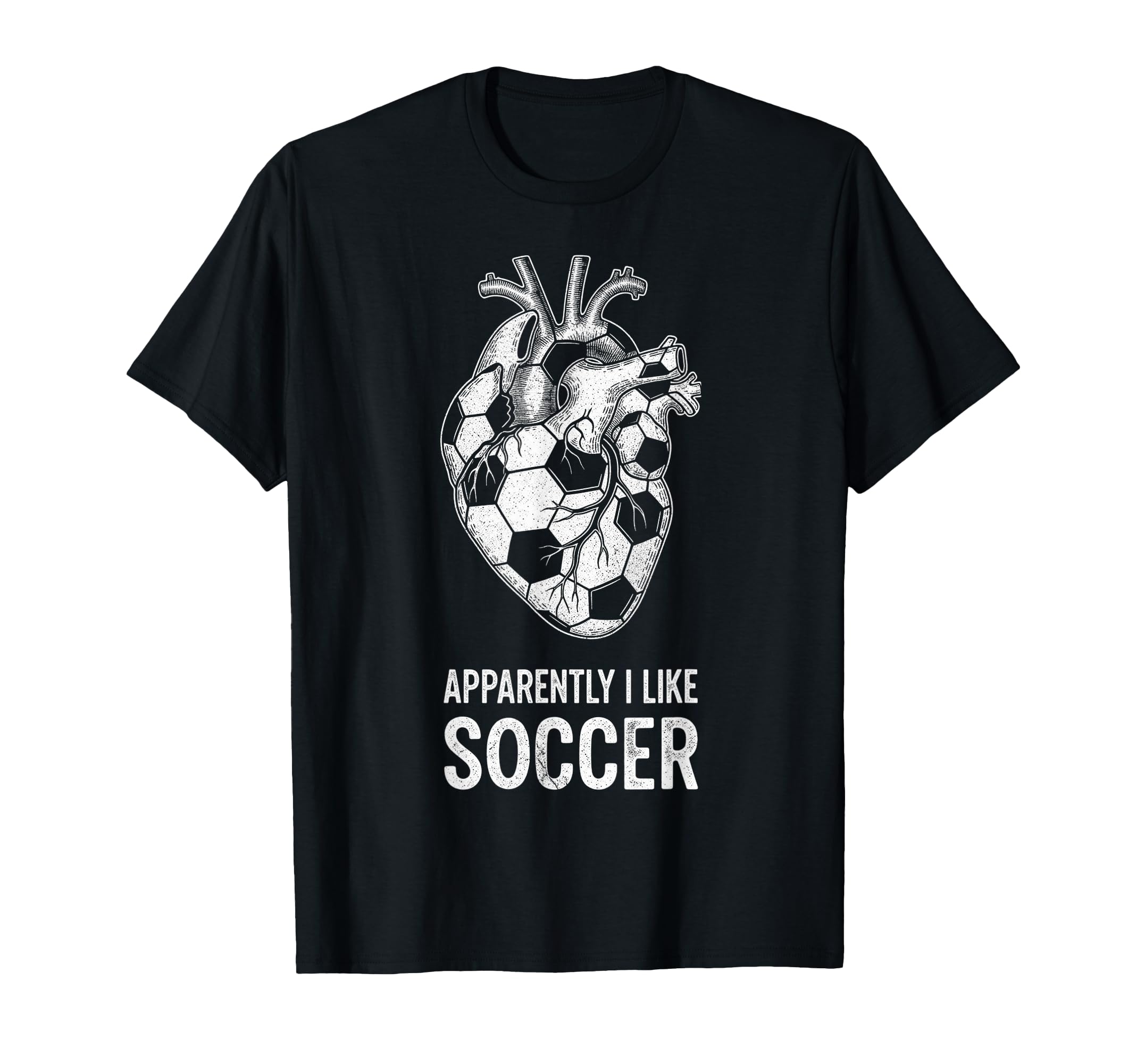 Funny Apparently I Like Soccer T-Shirt - Fun Novelty Design for Adults