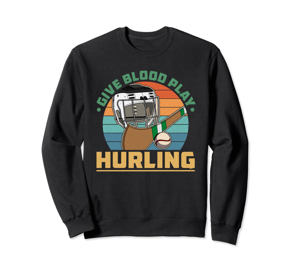 Hurling Helmet Athletic Goalkeeper Sweatshirt - Custom Art Print Men Women
