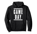 Game Day Football Soccer Baseball Hoodie - Fun Novelty Design for Adults