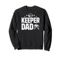 Ice Hockey Keeper Dad Hockey Sweatshirt - Aesthetic Graphic Unisex
