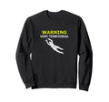 Funny Goalie Soccer Warning Sweatshirt - Casual Everyday Wear Men Women