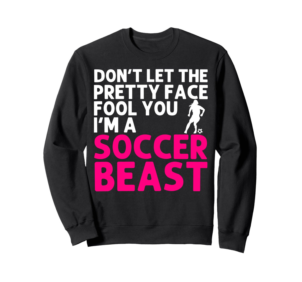 Soccer Art Teen Goalie Soccer Sweatshirt - Novelty Apparel for Adults