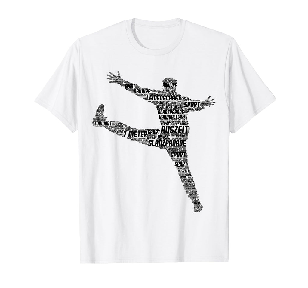 Handball Goalkeeper Handballer T-Shirt - Minimalist Print for Adults