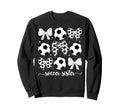 Soccer Sister Coquette Sister Soccer Sweatshirt - Streetwear Style Unisex