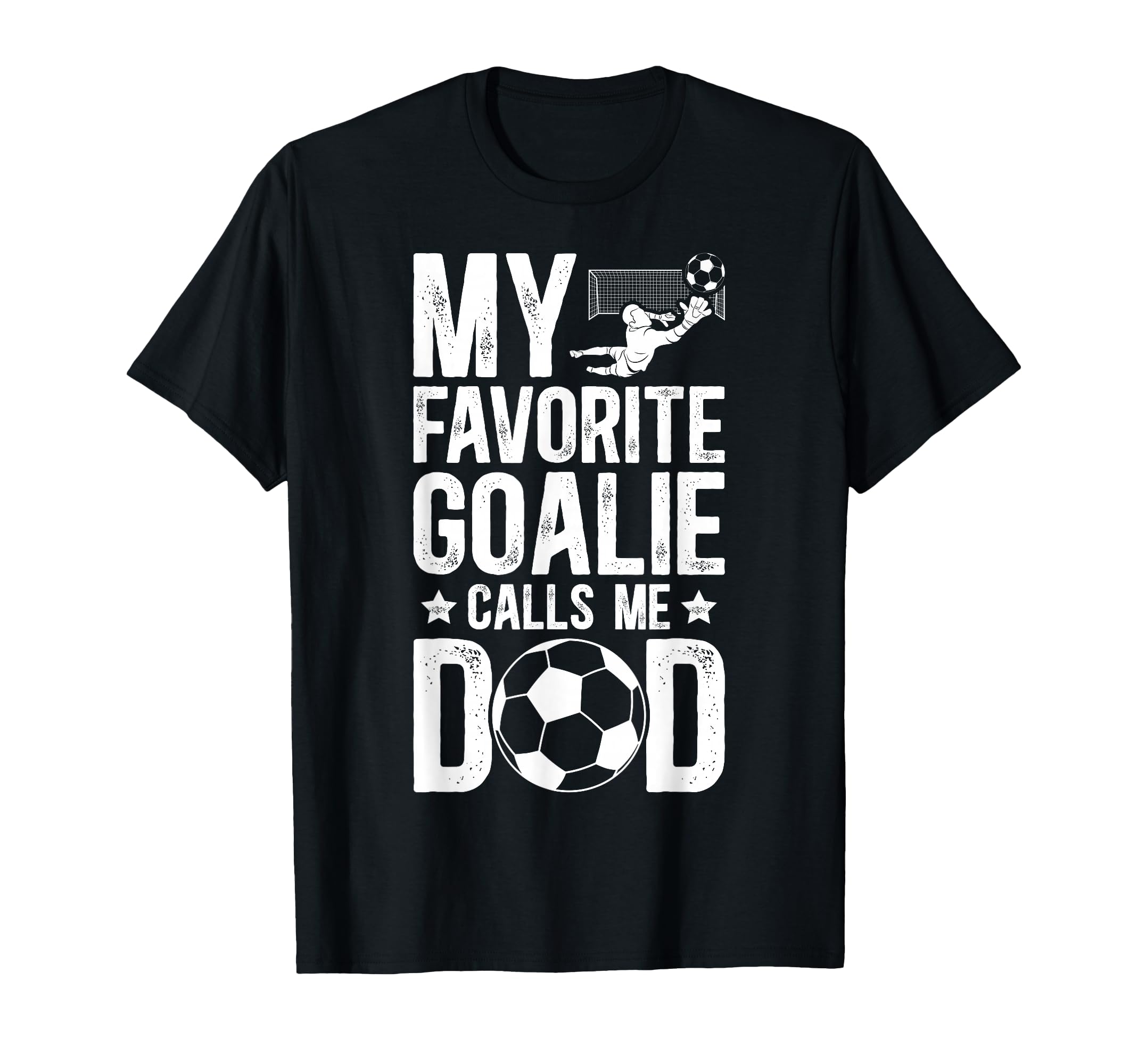 Proud Soccer Goalie Dad Soccer T-Shirt - Custom Art Print for Adults
