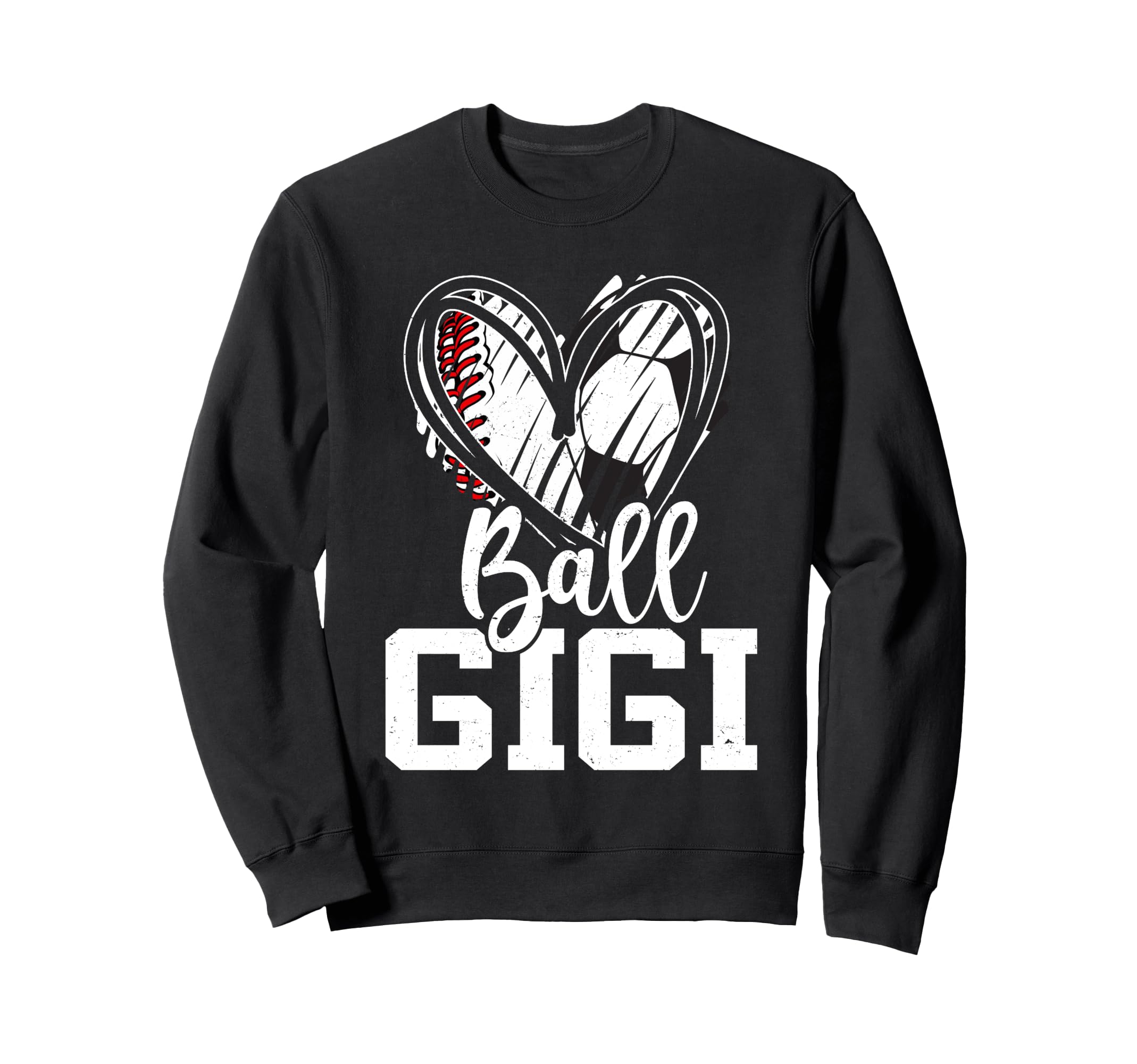 Ball Gigi Baseball Soccer Grandma Sweatshirt - Casual Everyday Wear Unisex