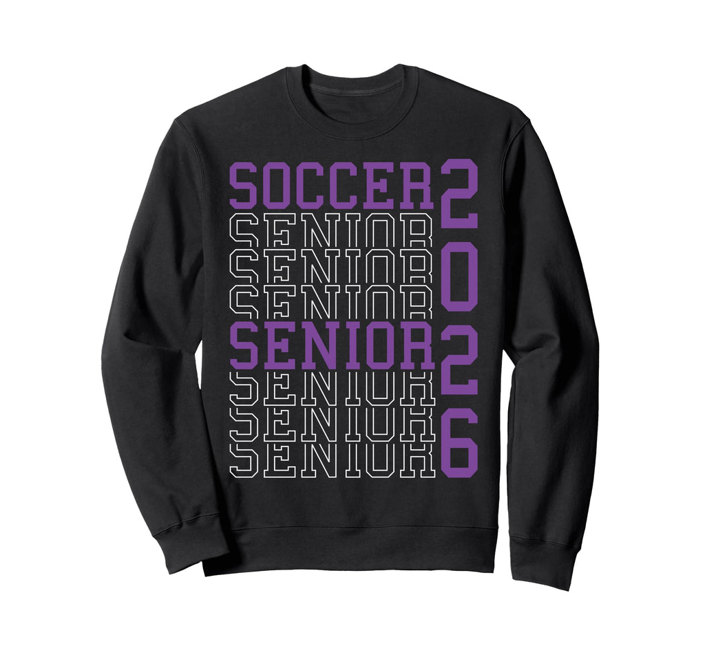 Soccer Senior Night Soccer Senior Sweatshirt - Custom Art Print for Adults