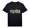 Colombia Soccer Word Art Colombian T-Shirt - Aesthetic Graphic for Adults