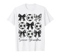 Soccer Grandma Funny Coquette Bow T-Shirt - Streetwear Style for Adults