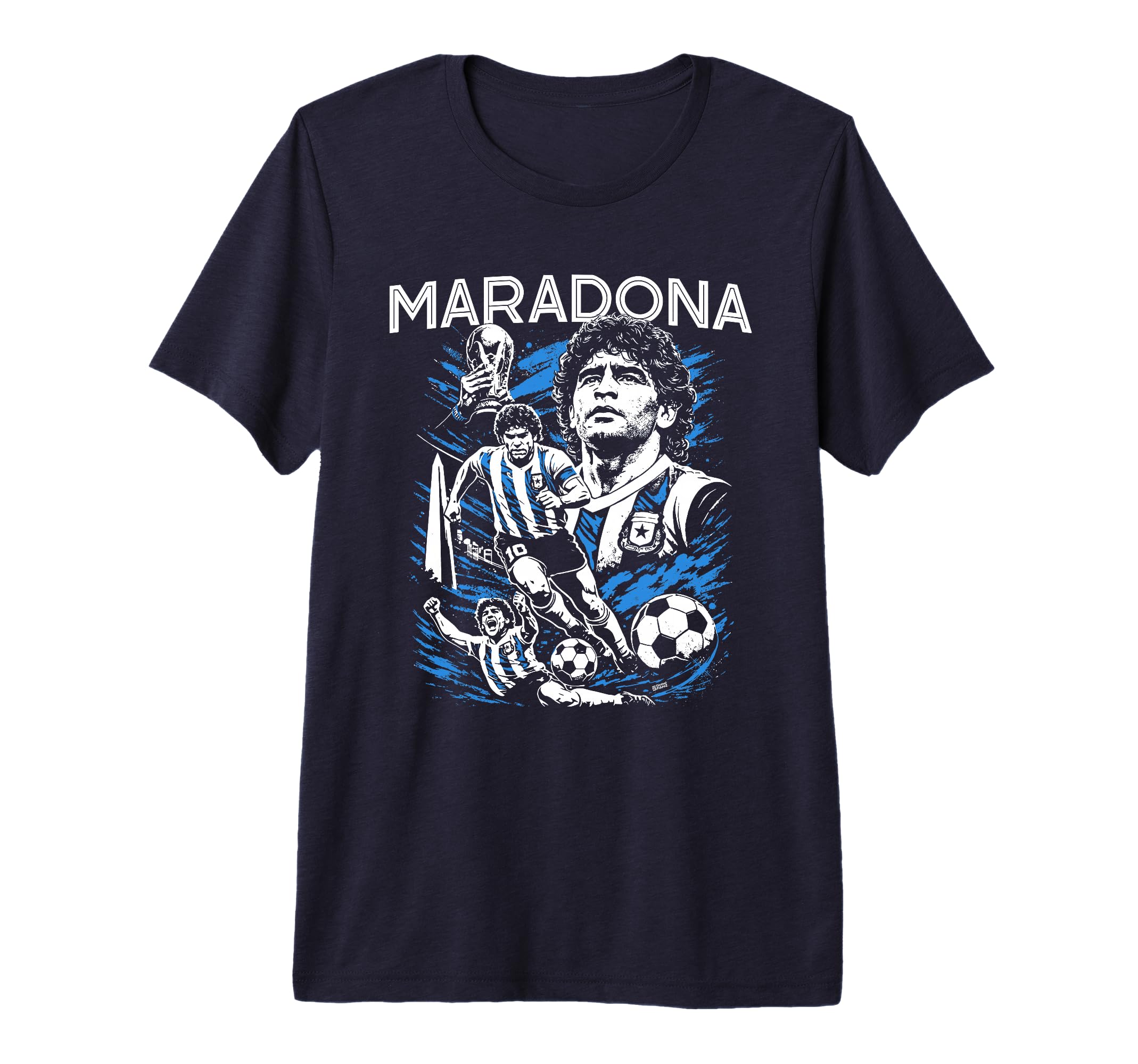 Diego Maradona 90S Hip Hop Soccer T-Shirt - Aesthetic Graphic for Adults