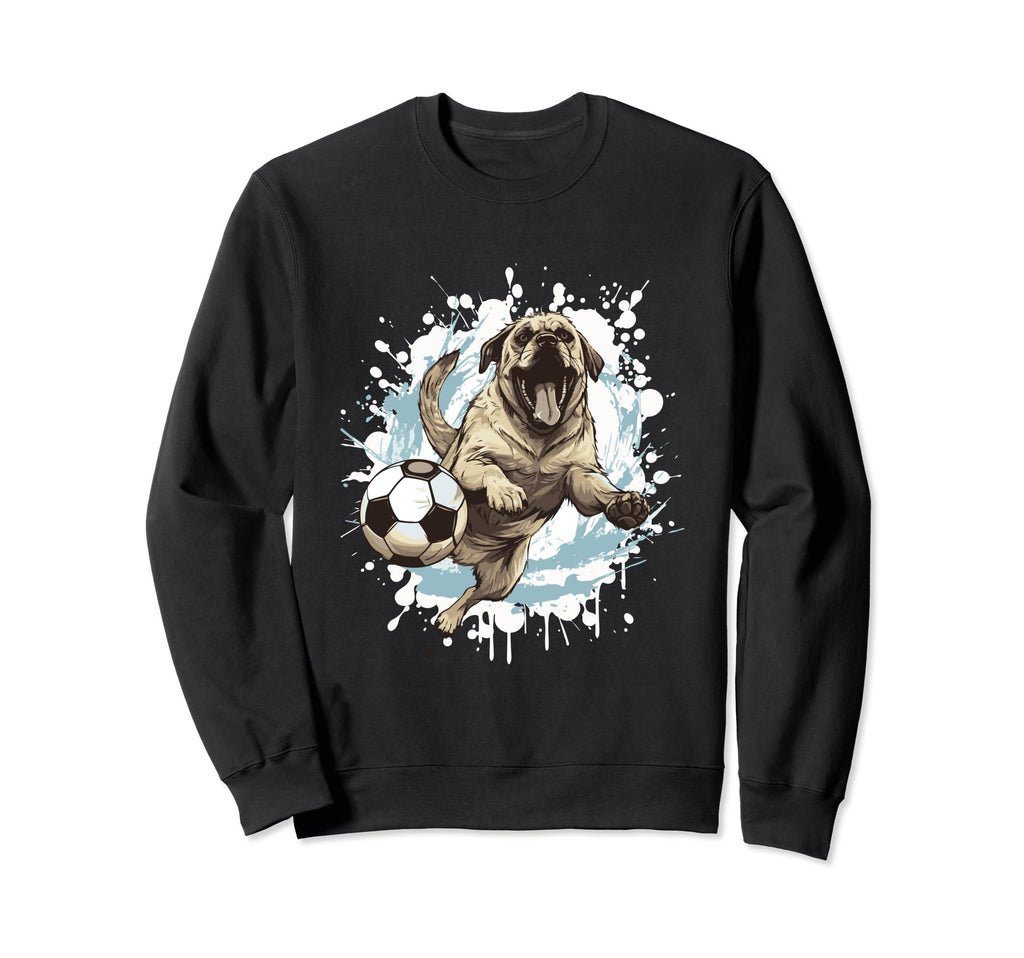 Kangal Dog Playing Soccer Funny Animal Sweatshirt - Graphic Print Men Women
