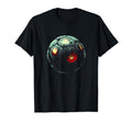 Heated Soccer Ball Flying Soccer T-Shirt - Casual Everyday Wear for Adults