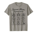 Funny Soccer Mom Supervisor Busy T-Shirt - Streetwear Style Men Women