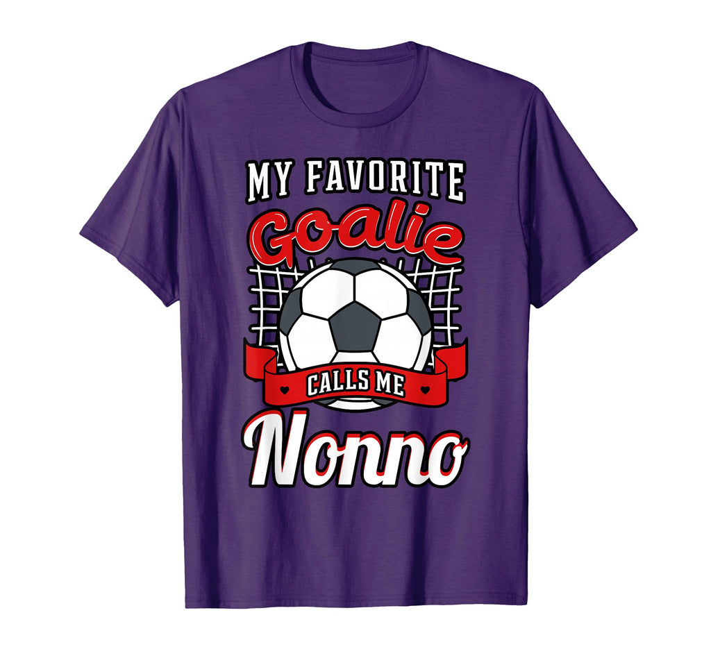 My Favorite Goalie Calls Me Nonno T-Shirt - Custom Art Print for Adults