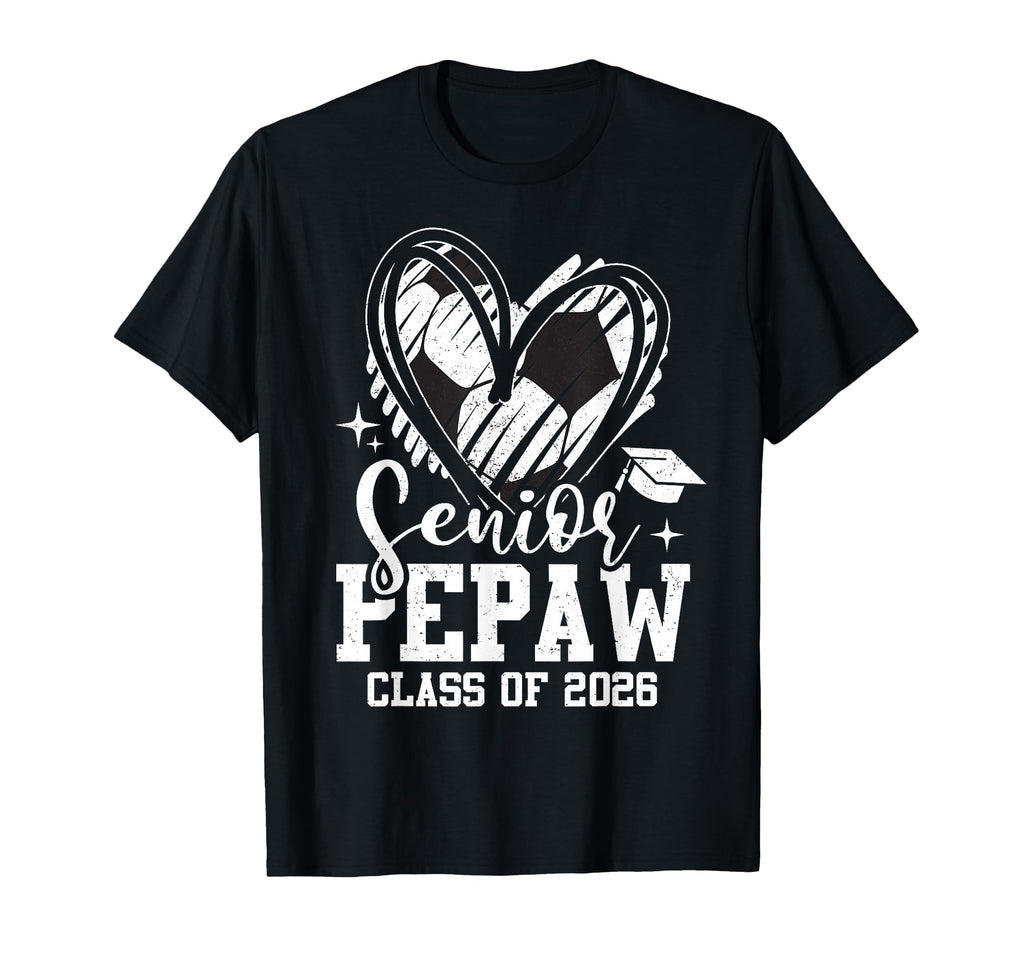Senior Pepaw Class 2026 Soccer T-Shirt - Casual Everyday Wear Men Women