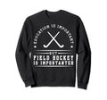 Hockey Training Goal Shooting Sweatshirt - Aesthetic Graphic for Adults